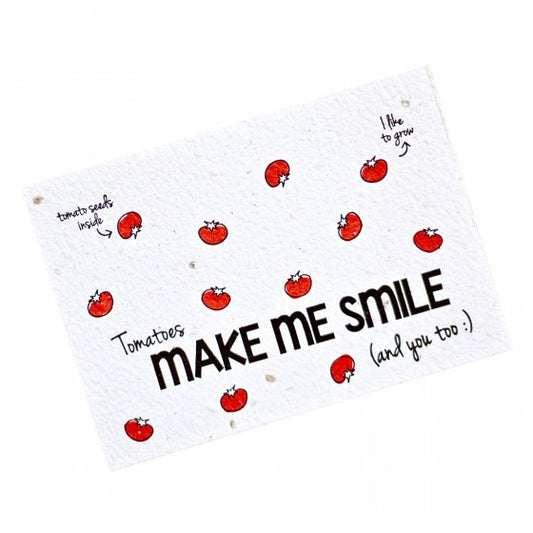 Postcards - Vegetable/Herb Collection - Smile Tomato