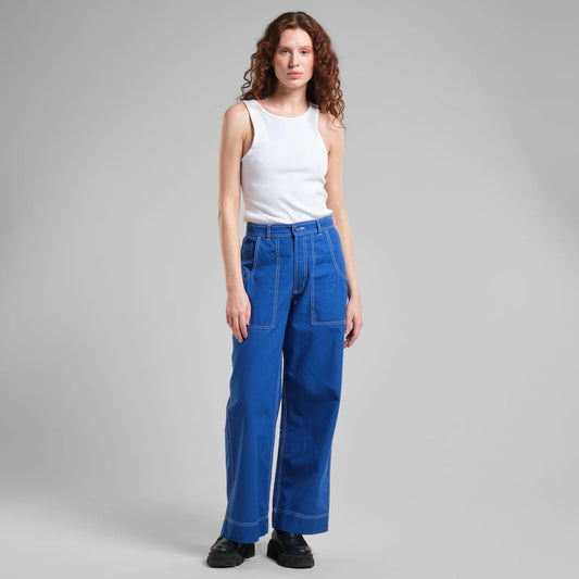 Workwear Pants - Vara Canvas - Surf Blue