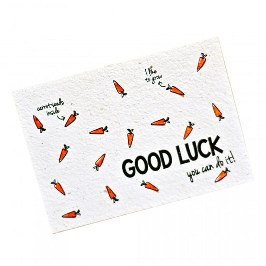 Postcards - Vegetable/Herb Collection - Good Luck Carrot