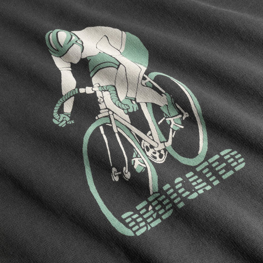 Sweatshirt - Malmoe - Retro Bike - Charcoal Forged