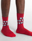 Socks Sigtuna - Bad Mother - Red