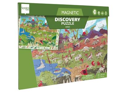 Discovery Puzzel Magnetisch 80pcs: DINO