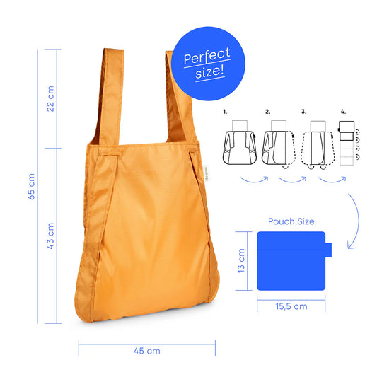 Original Recycled Mustard - Bag backpack tote