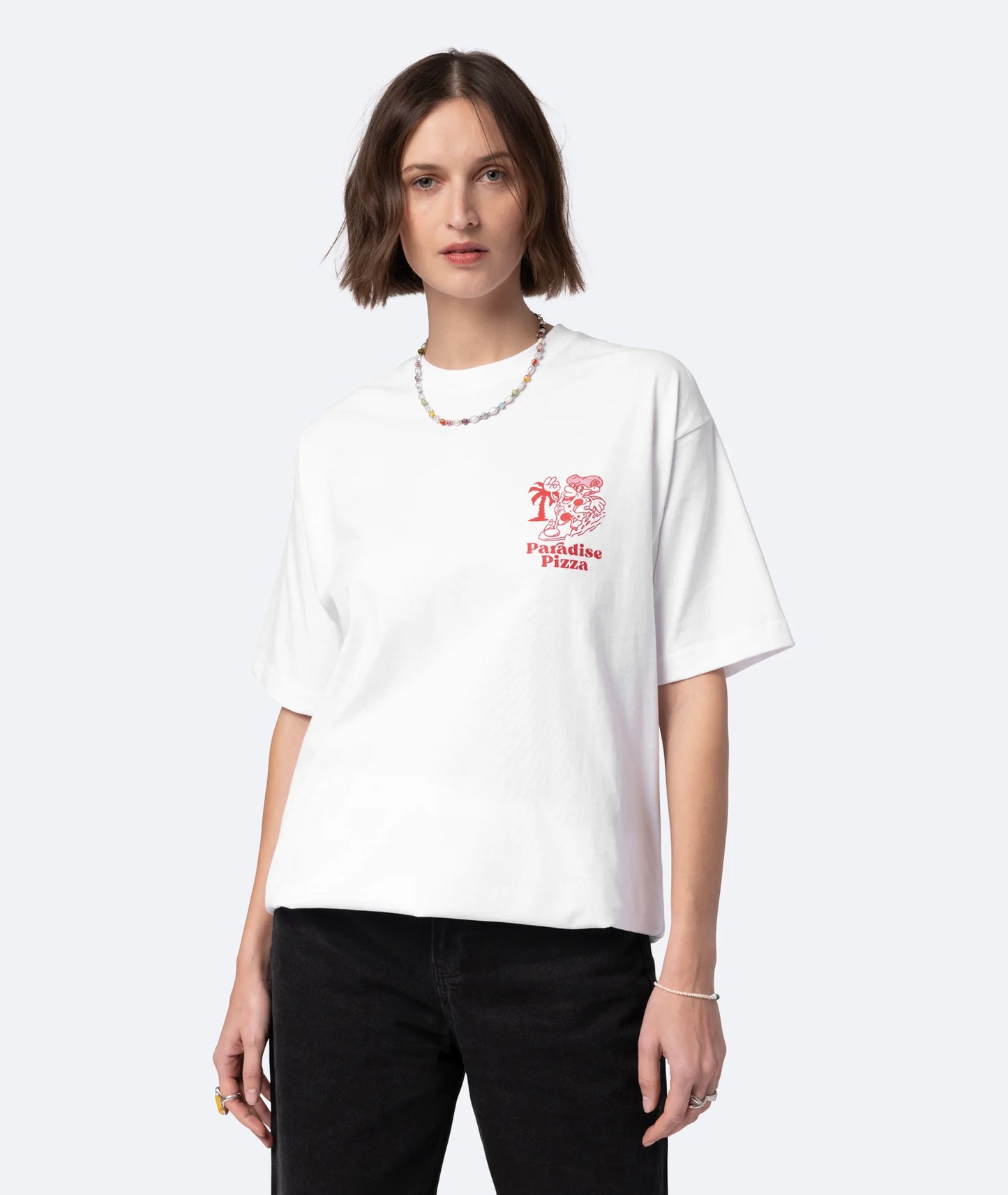 Paradise Pizza T-Shirt - White