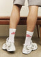 Less Upsetti Tennis Socks - White