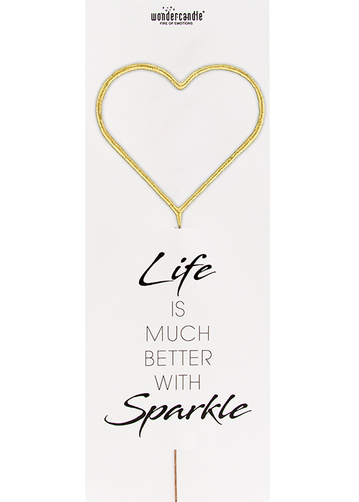 Giant Wondercandle® Life Is Much Better - Hart