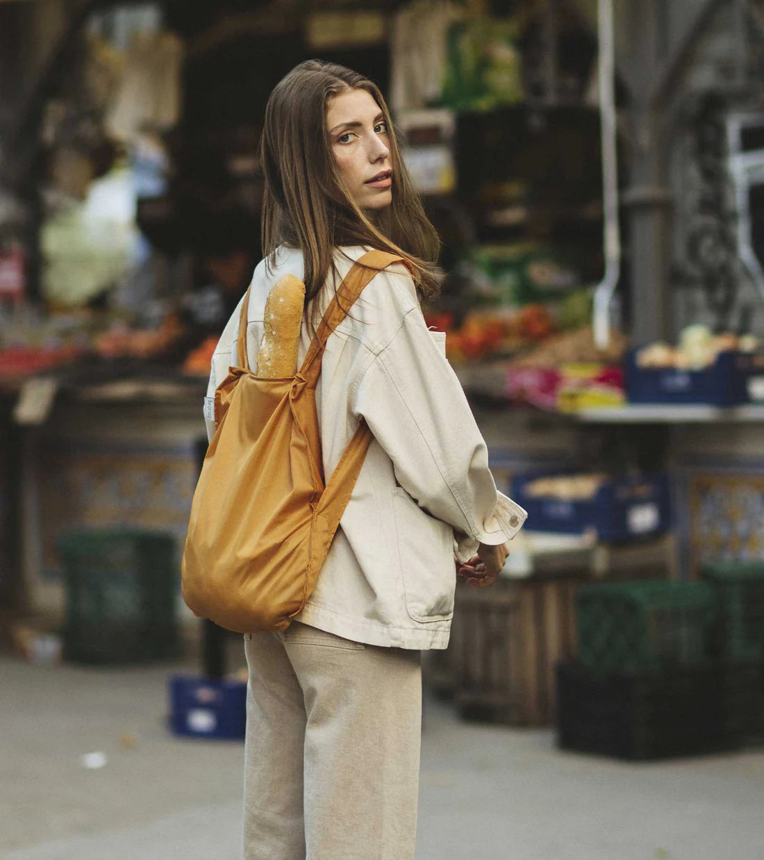 Original Recycled Mustard - Bag backpack tote