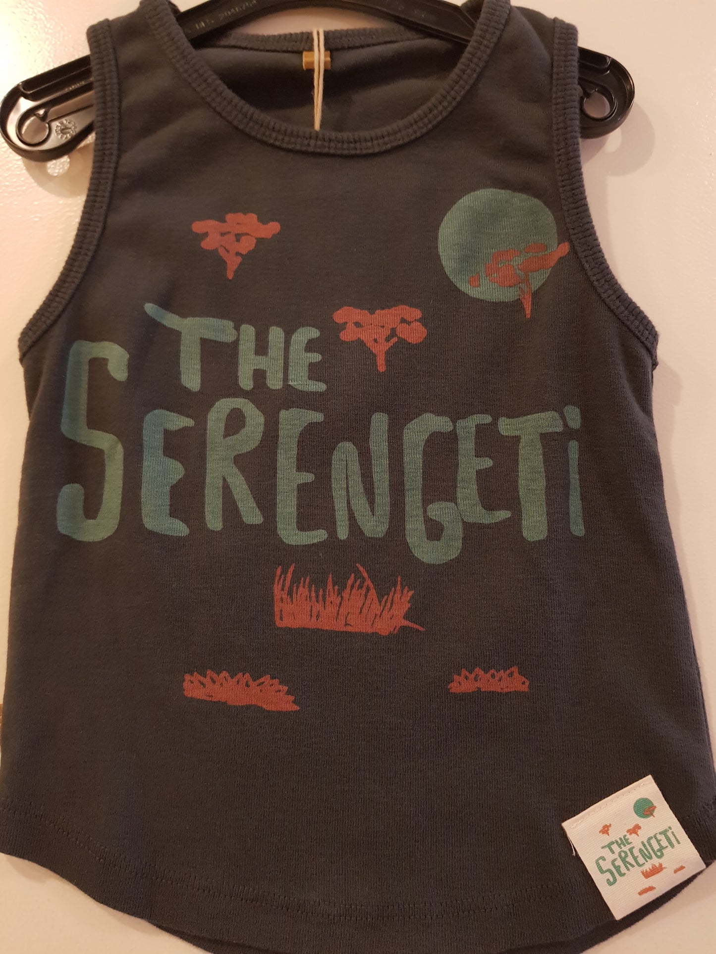 Tank Top - The Serengeti - Washed Black