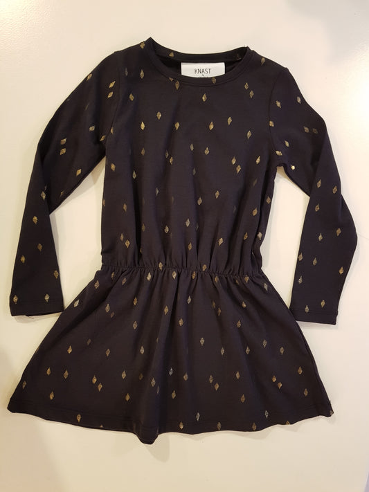 Kaja Dress - Black Gold