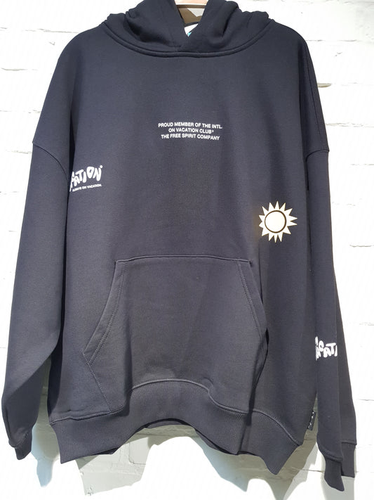 Patch Hoodie - Black