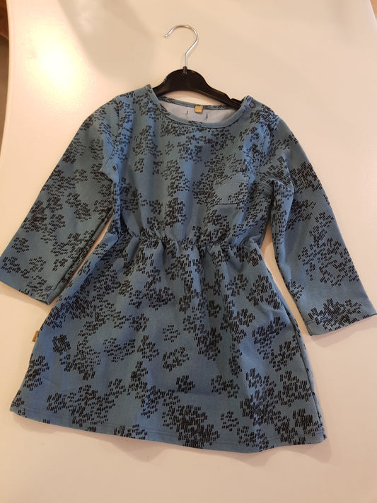 Denim Dress - Rainprint Denim