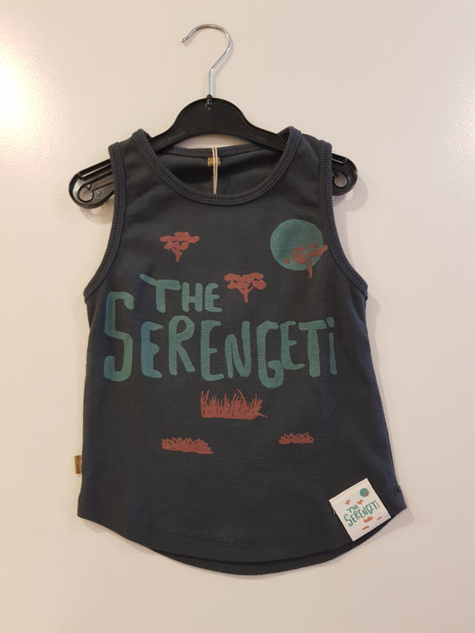 Tank Top - The Serengeti - Washed Black