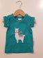 T-shirt - Girls - Alpaca Print