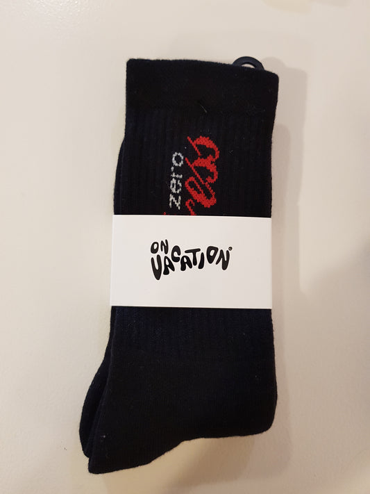 Zero Stress Tennis Socks - Black