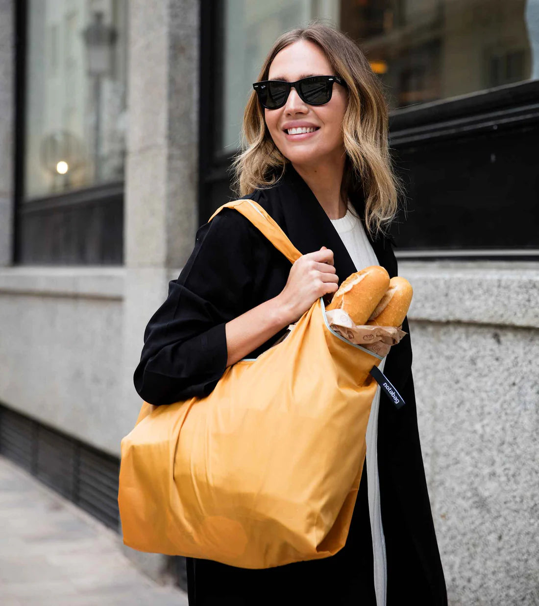 Tote Recycled Mustard - Bag foldable