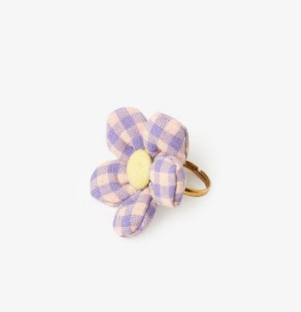 Antigua Flower Ring - Gold Plated Brass