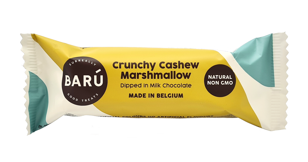 Barú Marshmallow Bar - Milk Chocolate & Crunchy Cashew