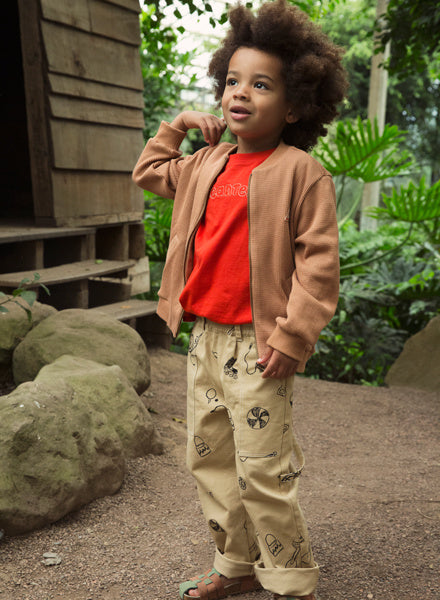 Kids bomber jacket Camel