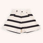 *Stripes Black - Loose Fit Shorts