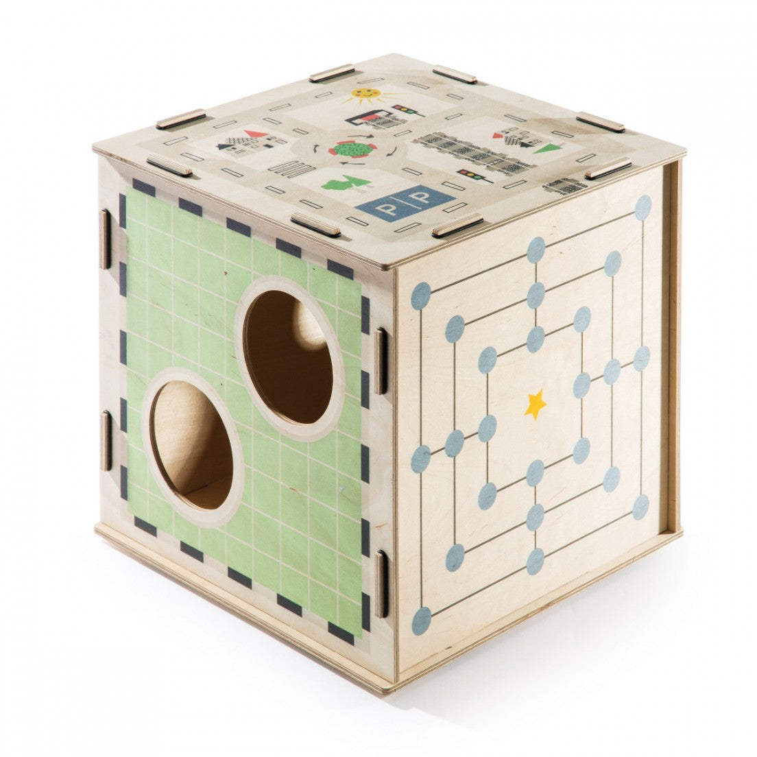 Kids Cube - 6 Games, Chair & Storage Box